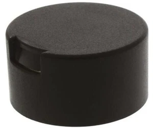 Vishay Potentiometer Knob Cap, Cap Type, 22.2mm Knob Diameter, Black, 6mm Shaft, - Picture 1 of 2