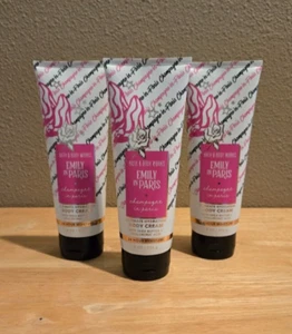 Bath & and Body Works Lozione Crema Corpo CHAMPAGNE A PARIS EMILY IN PARIS - 3 pz - Foto 1 di 1