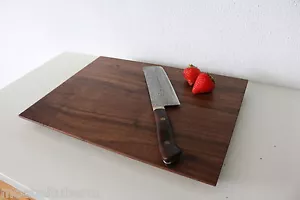 Tabla de cortar nogal madera maciza NUEVA tabla tabla tabla de cortar bloque de picadura - Imagen 1 de 12