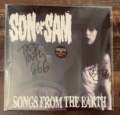 SON OF SAM SONGS FROM THE EARTH  *SIGNED  & SEALED* 1ST PRESS *1 OF A KIND* - Image 1 of 4