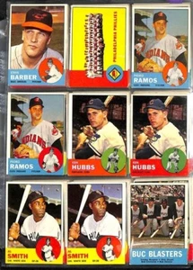 1963 TOPPS BASEBALL Cards Singles $1.49 #12-429 VG-EX  .25 Total SHIPPING - Picture 1 of 1