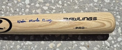 Noelvi Marte Cincinati Reds Autographed Signed Rawlings Bat Full Name JSA - Image 1 of 3