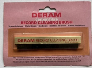 Vintage 1970’s Deram Hi-Fi Carbon Fibre Record Cleaning Brush Made in England - Picture 1 of 4