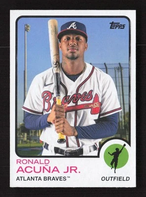 Ronald Acuña Jr. 2021 Topps Archives #111 Atlanta Braves - Image 1 of 2