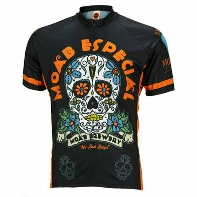 World Jerseys Moab Brewery Especial beer Cycling jersey | Men's Full Zip - Image 1 of 4