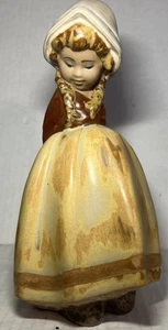 Figura Niña Solitaria Lladro 2076 8 1/4" Alto Acabado Gres Retirado - Imagen 1 de 11