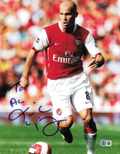 Freddie Ljungberg Autographed 11x14 Photo Arsenal "To Al" Beckett QR #BS31929 - Picture 1 of 2