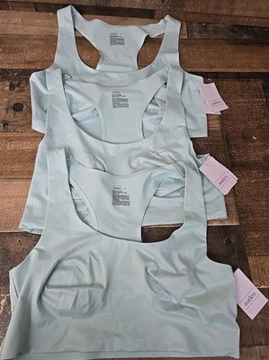 Lot Of 3 Auden Unlined Scoop Neck Bralette Women Large So Soft Pullover Stretch - Image 1 of 4