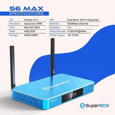 Superbox S6 Max – Fully Set Up and Ready to Use! - Image 1 of 4