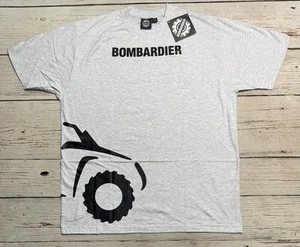 NWT Bombardier Gray T-Shirt Men’s Sz XL Defects - Picture 1 of 17