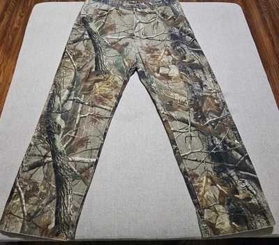 Wrangler ProGear Camo Hunting Pants Men’s 36x28 RealTree Jeans PG001AP READ DESC - Image 1 of 4