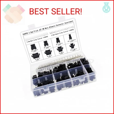 OCR 2.5mm Pitch JST SM Connector 2 3 4 5 Pin Male/ Female Housing Plug Connector - Image 1 of 2