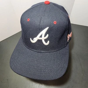 Vintage Atlanta Braves Starter Mütze MLB gesticktes Logo Größe 6 5/8-7 1/4 Muster - Bild 1 von 11