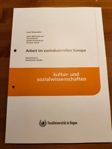 B.A. KSW Geschichte G3 Arbeit im vorindustriellen Europa Griechische Antike KE2 - Bild 1 von 4