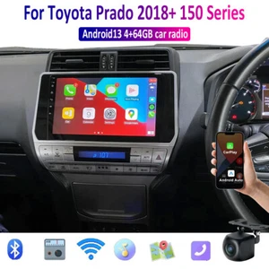 10" Car Stereo Wireless CarPlay Android Auto for Toyota Prado 2018–2022 Radio - Bild 1 von 12