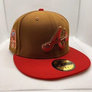 Atlanta Braves New Era Hat 7 1/4 - Picture 1 of 6