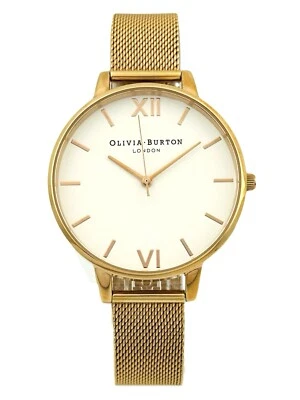 Reloj pulsera para mujer OLIVIA BURTON OB16BDW02 esfera blanca malla oro rosa Foto 1 de 4