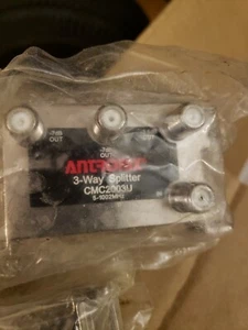 Antronix 3-Way Coaxial Splitter CMC2003U, 5-1002MHZ, Cable TV, NEW SEALED! 4 av - Picture 1 of 1