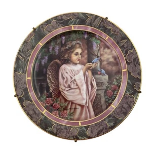 Plato de coleccionistas de caridad Bradford Exchange Gardens of Innocence Donna Richardson - Imagen 1 de 7