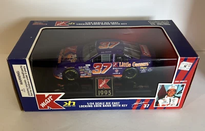 1995 Racing Champions 1:24 JOHN ANDRETTI #37 K-Mart Locking Coin Bank 1/24 New - Image 1 of 4