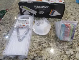 FARBERWARE V-BLADE CORTADORA DE MANDOLINA PROFESIONAL 5 CUCHILLAS + ANTIDESLIZANTE NUEVA EN CAJA - Imagen 1 de 6