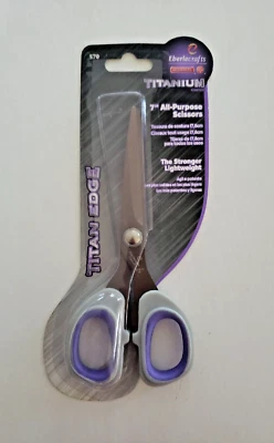 Mundial Eberlecrafts 7" Titan-Edge Titanium Coated All Purpose Scissors 570. NEW - Image 1 of 4