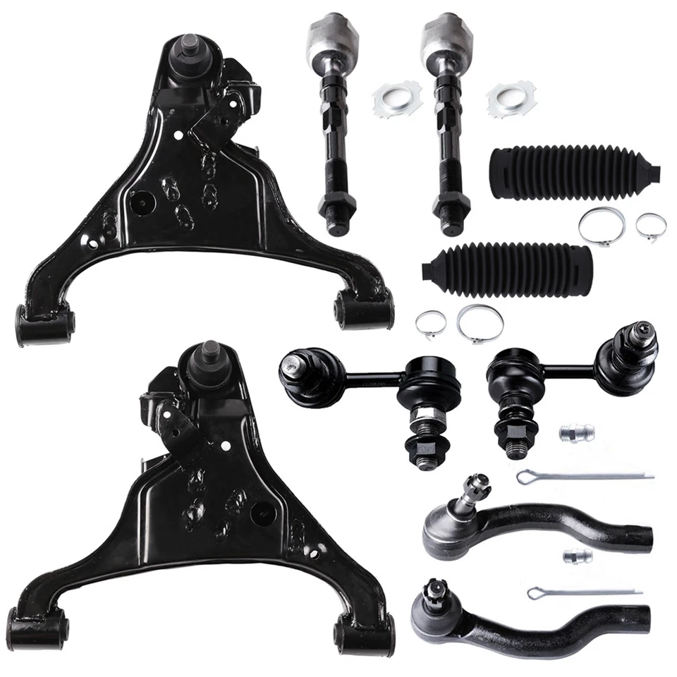 Brazo de control inferior delantero barra estabilizadora extremo barra estabilizadora fuelle para 05-15 Nissan Xterra Foto 1 de 1