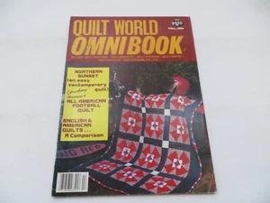 QUILT WORLD OMNIBOOK Herbst 1981 Muster Designs Artikel Wettbewerbe Fotos - Bild 1 von 6