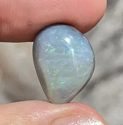 7.1ct 16.2x12x6.25mm Solid Australian Mintabee Black Opal Cabochon Loose Gem - Image 1 of 4