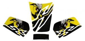 Tankpad Seitentankpad Set kompatibel mit Honda CB750 Hornet Hornisse Gelb - Bild 1 von 9