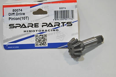 50074 Pignone 10T Differenziale Centrale 1/5 Himoto/HIMOTO PINION DIFFERENTIAL - Immagine 1 di 4