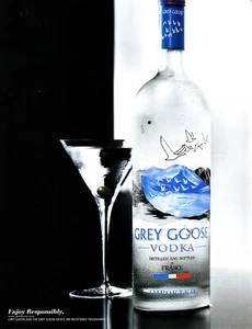 GREY GOOSE VODKA AD #14 RARE OOP - Picture 1 of 2