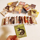 15Pc Dollhouse Miniatures 1/6 Scale Vintage Story Books Middle Ages Accessories