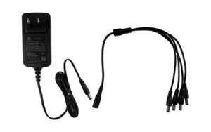 ✅ Lorex Camera Power Adapter 12V 2A with 4-in-1 Splitter Cables ACCPWR12V2AH4B ✅ - Picture 1 of 3