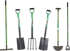 Yaldram Complete Garden Tools 6PCS Set, Garden Rake, Digging Spade, Border Spade - Picture 1 of 10