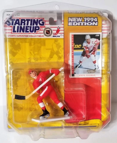 1994 Starting Lineup Steve Yzerman Detriot Red Wings SLU With Protective Case Cover