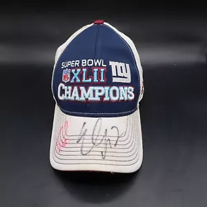 New York Giants NY Super Bowl XLII Champions Hat Signed Reebok NFL Sideline 2008 - Picture 1 of 10