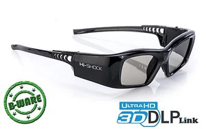Occhiali 3D DLP Pro 7G Black Diamond | Proiettore DLP-Link Benq W5700, W5700S, W8000 - Foto 1 di 7