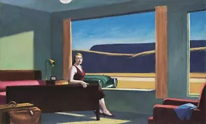 Western Motel Painting by Edward Hopper Art Reproduction - Picture 1 of 3
