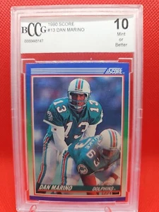 1990 Score Dan Marino #13 BCCG 10 GEM MT HOF - Picture 1 of 2