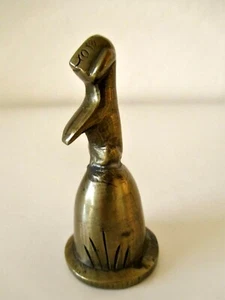 Antique Chinese Bronze DOG Lid Top DOGGY From Incense Burner 2.25" Tall (1)  - Picture 1 of 10