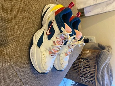 Women Size 7.5 - Nike M2K Tekno Blue Force, Lightly Used.  - Image 1 of 4