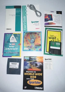 computer books disks 1st Edition Discover The World Wide Web W Sportster Vtg - Picture 1 of 22