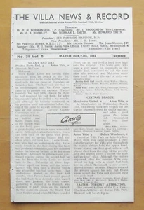 ASTON VILLA v PORTSMOUTH 1947/1948 *VG Condition Football Programme* - Picture 1 of 3