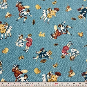 Bessie Pease The Flavia Co. Quilting Treasures Children Cotton by the HALF YARD - Picture 1 of 2
