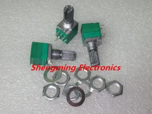 5 Stück B1K ~ B500K Audio Verstärker versiegelt Potentiometer 15 mm Welle 5 Pins mit Schalter - Bild 1 von 2