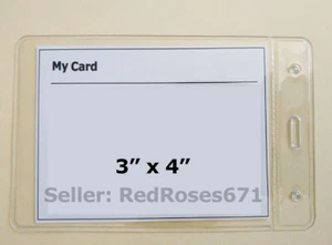 CDC 3x4 Vaccine Record card Holder Easy top Quick Free Ship from USA - Picture 1 of 1