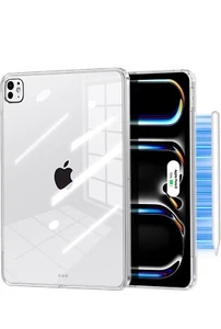 JETech Clear Case for iPad Pro 13-Inch M4 (2024), Anti-Yellowing Cover - Picture 1 of 6