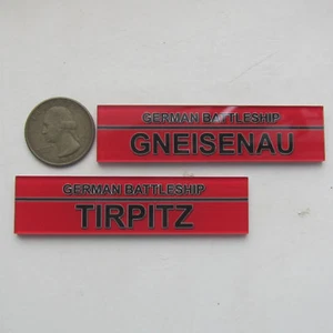 Placa de exhibición de plástico modelo 1/700 1/350 Gneisenau/Tirpitz mn018 - Imagen 1 de 5