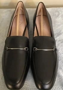 27 Edit Naturalizer Womens Rita Black Leather Slip On Loafers Size 9.5M NIB - Picture 1 of 8
